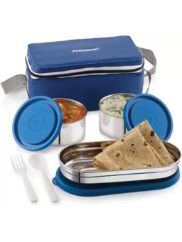MAGNUS - 3 Prime Steel Lunch Box Set Blue