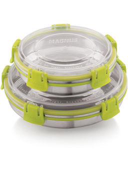 MAGNUS - Airtight & Leakproof BPA Free Kitchen Storage Container Set of 2