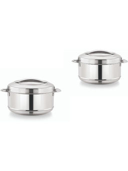 MAGNUS - Stainless Steel Pack of 2 Thermoware Casserole Set