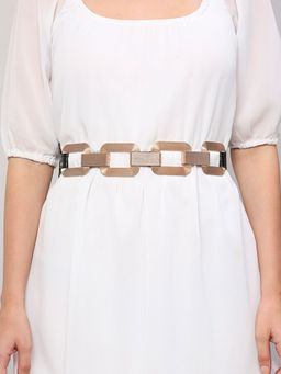 Twenty Dresses by Nykaa Fashion - Gold Chain Linked Metal Waist Belt