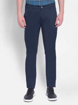 CRIMSOUNE CLUB - Mens Navy Blue Trousers