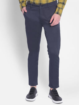 CRIMSOUNE CLUB - Mens Navy Blue Trousers