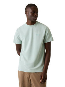 Guess - Green Solid Viscose Blend Regular Fit T-Shirt