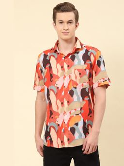 Soniya G - Printed Multi Coloured Beach Wear Shirt