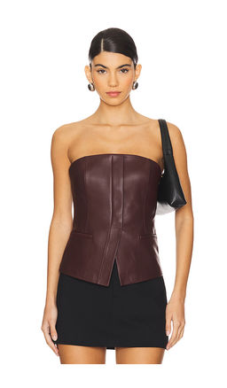 A.L.C. - Renee Leather Top