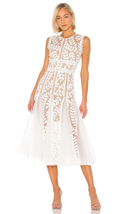 Bronx and Banco - Saba Blanc Midi Dress