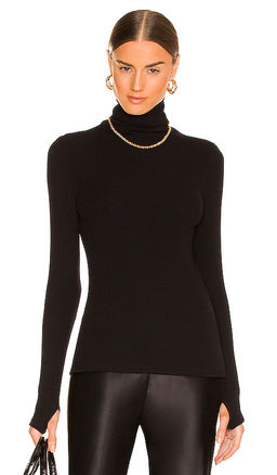 Enza Costa - Sweater Knit Long Sleeve Turtleneck