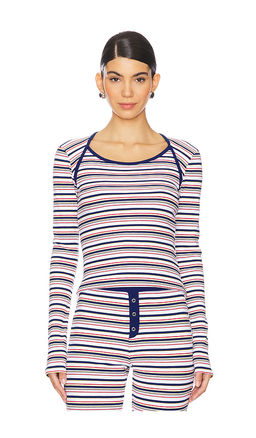 Frankies Bikinis - Blair Rib Shirt