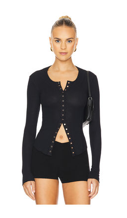 Free People - x Intimately FP Going Places Cardi In Black