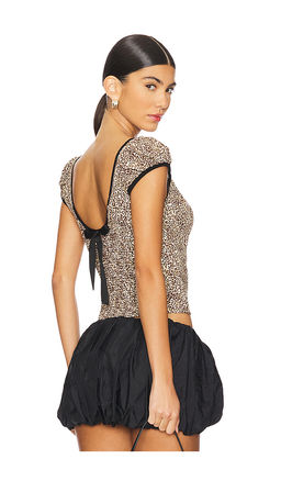 Free People - x REVOLVE Cheetah Baby Blouse