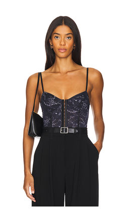 Free People - x Intimately FP Printed Night Rhythm Bodysuit