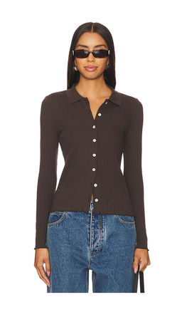 Goldie - Lettuce Hem Cardigan