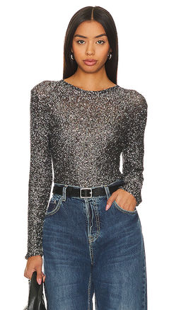 Hayley Menzies - Sequin Knit Top