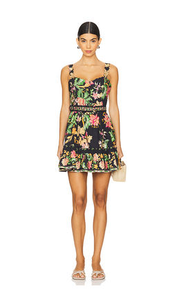 HEMANT AND NANDITA - x REVOLVE Short Dress With Hand Crafted Button With And Belt