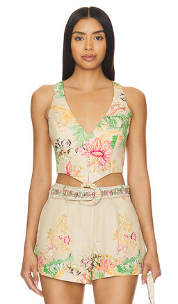 HEMANT AND NANDITA - X Revolve Pahi Linen Vest