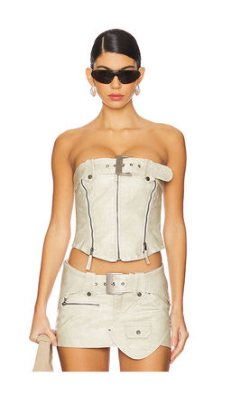 Jaded London - Buckle And Zip Corset