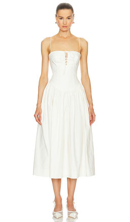 L'Academie - by Marianna Thierry Midi Dress