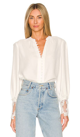 L'AGENCE - Ava Lace Cuff Blouse