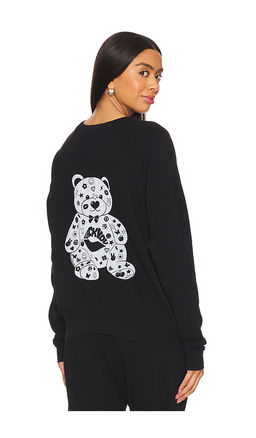 Lauren Moshi - Anela Raglan F U Bear Crew Neck