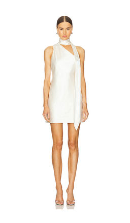 Line & Dot - Gloss Scarf Mini Dress