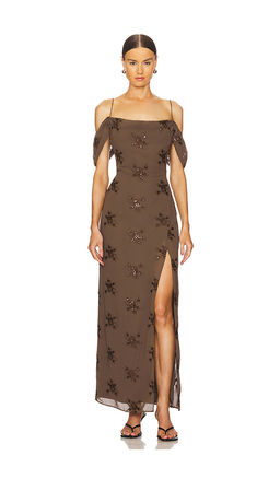 LPA - Yvanna Embroidered Maxi Dress