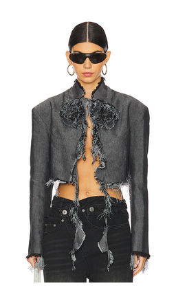 MARRKNULL - Washed Flower Blazer