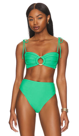 Montce Swim - Tori Ties Bandeau Bikini Top