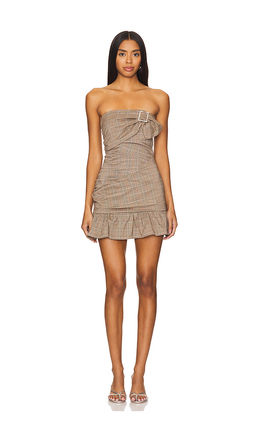 MORE TO COME - Bianca Ruched Mini Dress