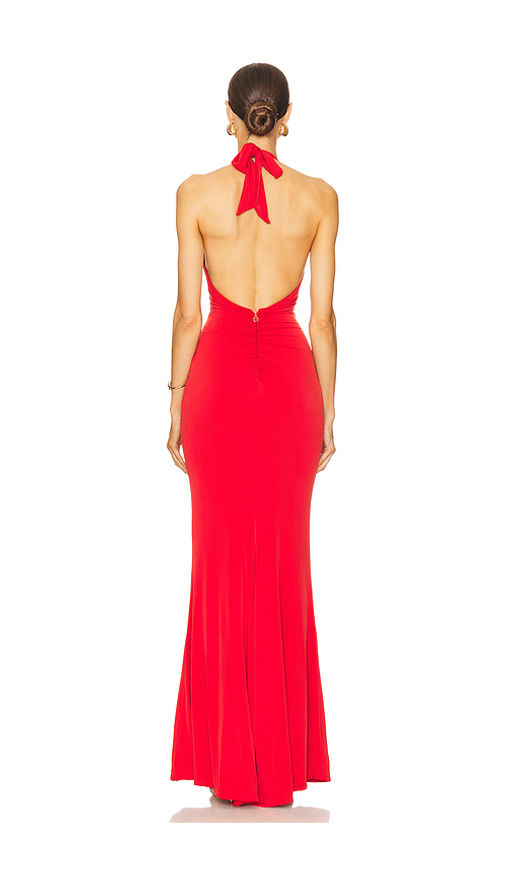 slim fit dress slacks Nookie Illegal Halter Gown Black main image 0