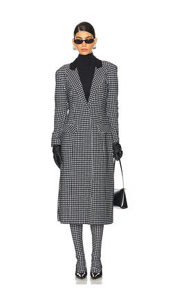 Norma Kamali - Single Breasted Boy Fit Riding Coat