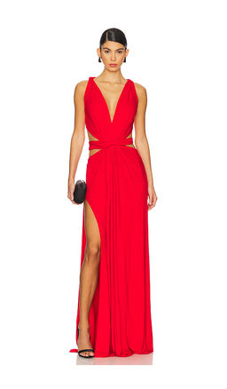 Sid Neigum - 4 Way V Neck Knot Dress