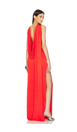 Sid Neigum - Floor Length Cowl Back Dress