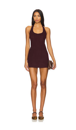 SIEDRES - Zhen Fitted Halterneck Mini Dress