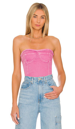 superdown - Desa Crop Bustier Top