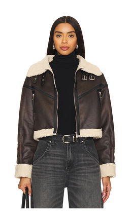 superdown - Amelia Faux Leather Jacket