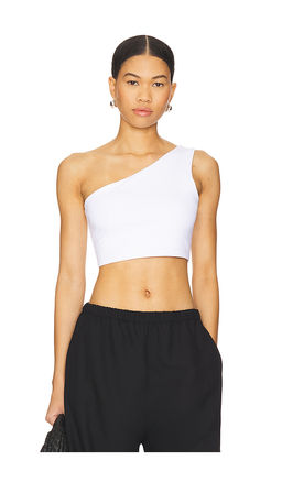 Susana Monaco - One Shoulder Crop Top