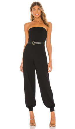 Susana Monaco - Strapless Cuffed Ankle Jumpsuit
