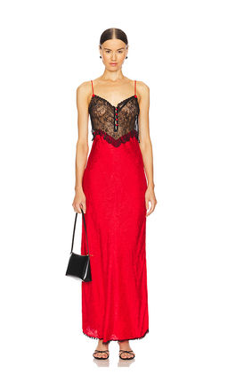 SWF - Lace Trimmed Slip Dress