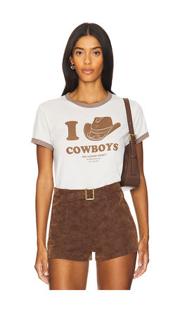 The Laundry Room - I Heart Cowboys Perfect Ringer Tee