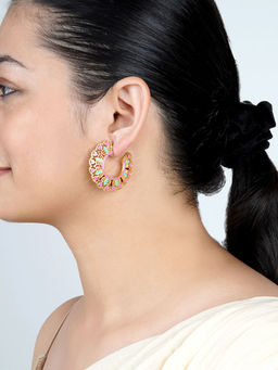 Teejh - Aamani Pink Earrings