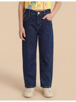 U.S. POLO ASSN. - Girls Wear Girls Rinsed Barrel Fit Jeans