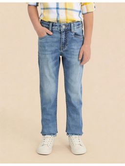 U.S. POLO ASSN. - Kids Boys Slim Fit Whiskered Jeans