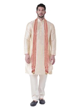 SG LEMAN - Fawn Kurta for Men (Set of 3)
