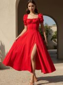 Red color option, Sold out, Currently selected