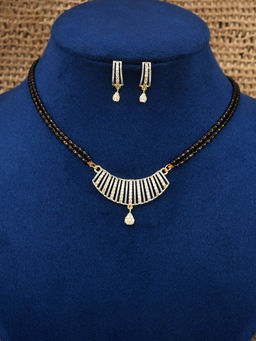 SHILLYN - Rajnira Gold Diamond Mangalsutra Set