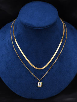 SHILLYN - Aura Line 18K Gold Plated Necklace
