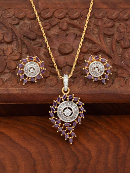 SHILLYN - Verisse Diamond Amethyst Jewellery Set