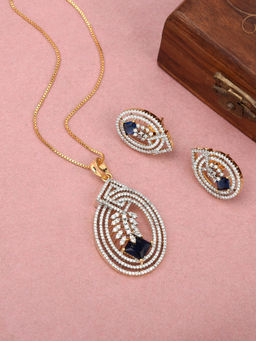 SHILLYN - Gilded Arch Sapphire Jewellery Set