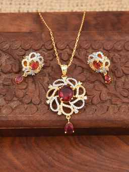SHILLYN - Heirloom Zirconia Pendant Jewellery Set
