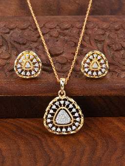 SHILLYN - Virelle Gold Zircon Jewellery Set
